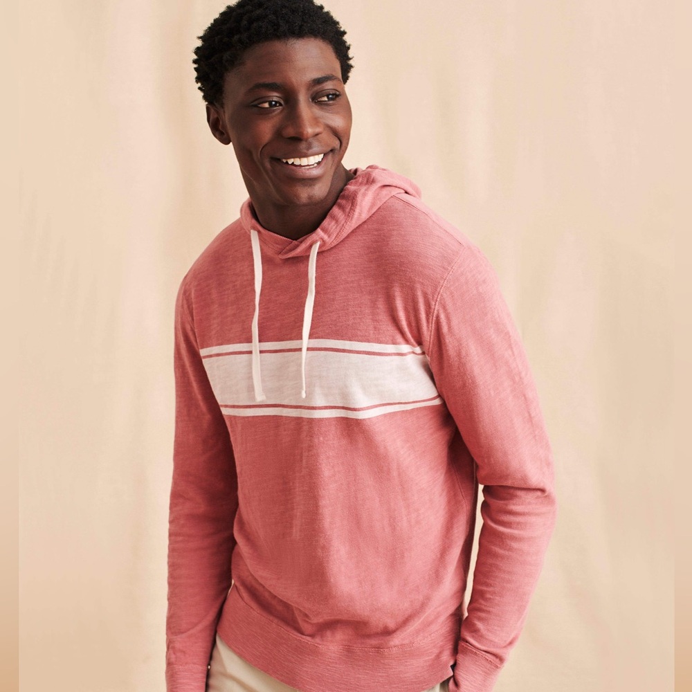 Faherty sunwashed slub hoodie - like new!